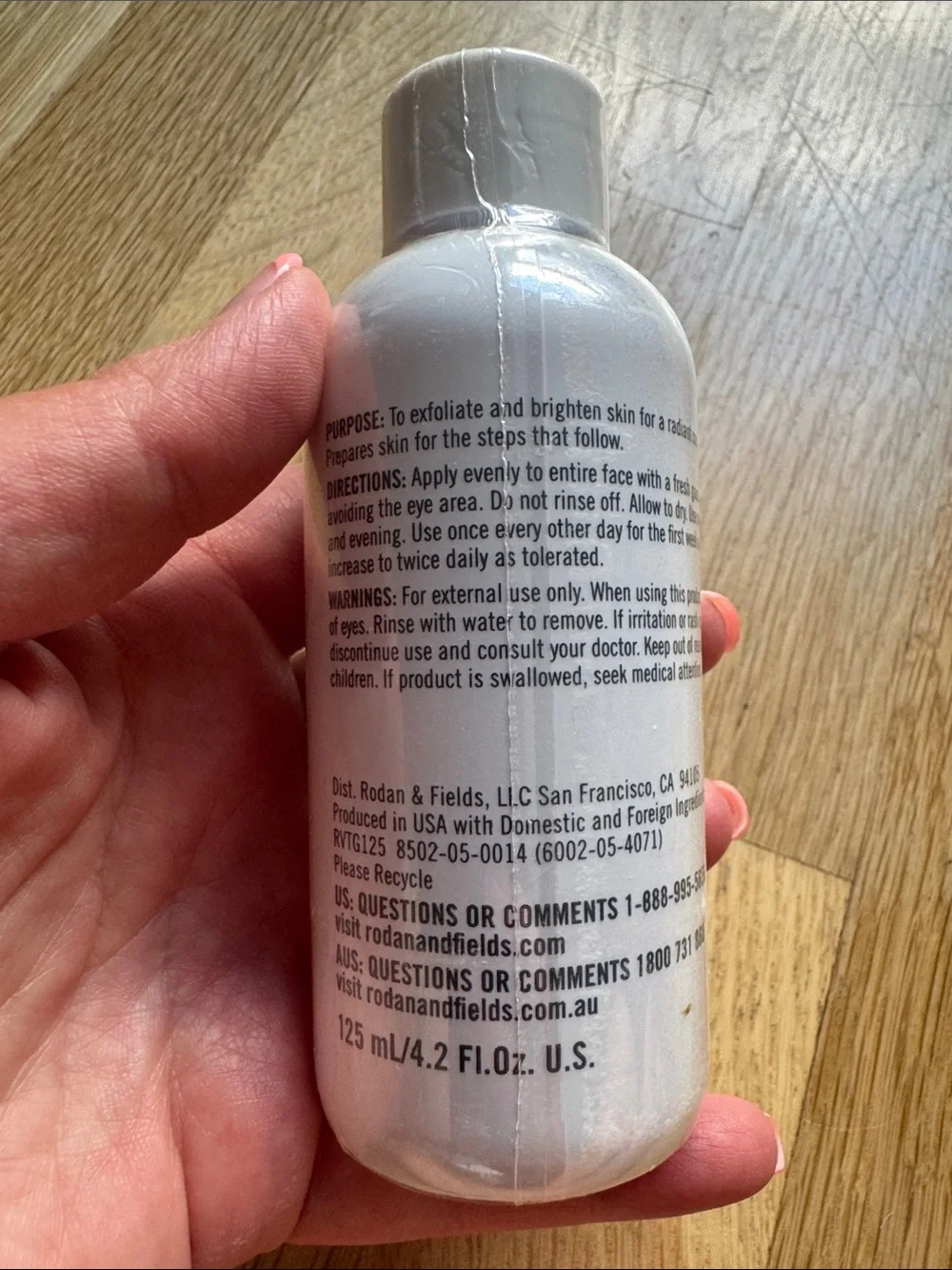 New Rodan + Fields REVERSE Step 2 Intensive Brightening Toner 4.2oz NEW SEALED